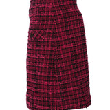 Sandro Women's Pink Wool Blend Tweed Skirt Size 38 FR 10 UK 6 US SFPJU00742
