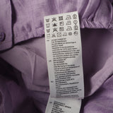 Sandro Damenkleid in Lila, aus einer Mischung aus Leinen , mit offenem Ausschnitt, Größe 40, FR 12, UK 8, US SFPRO02722