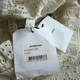 Sandro Women's White 100% Cotton Blouse Size 36 FR 8 UK 4 US SFPCM00468