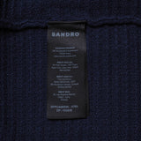 Sandro Women's Blue Knitted Vest Size 34 FR 6UK 2 US SFPCA00546