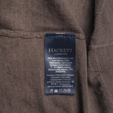 Hackett London Top Sweater Wool V-Neck Knit Brown Size XL HM702636