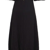 Sandro Women's Black Rhinrstones Long Dress Size 36FR 8UK 4 US SFPRO02951