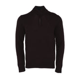 Hackett London Men's Brown Zip 100% Wool Sweater Size M HM702877