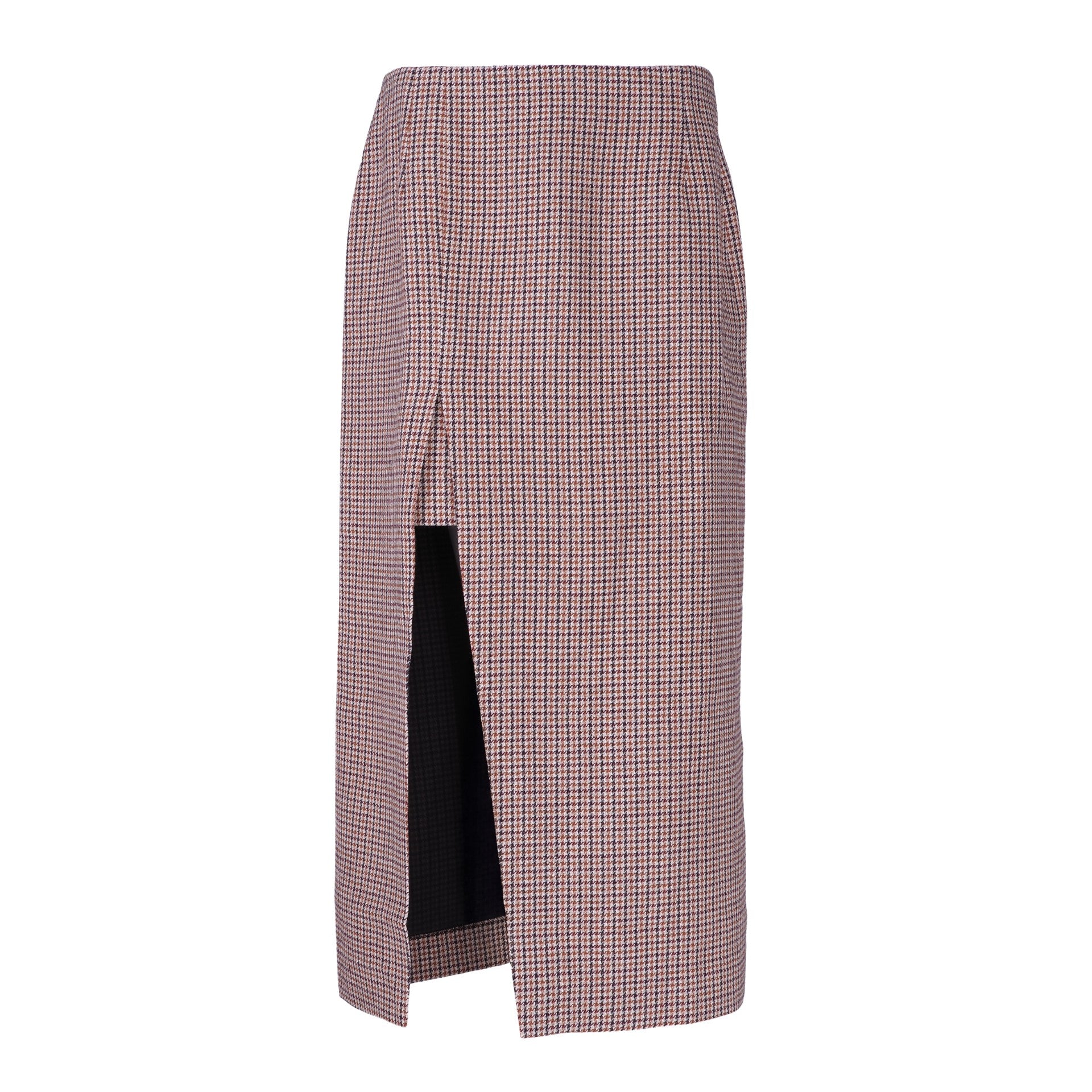 Maje Women's Multicolor Knit Wool Blend Midi Skirt Size 40FR 12UK 8US MFPJU00885