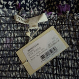 Maje Women's Dark Navy Smocked Short Dress Size 40 FR 12 UK 8 US MFPRO01642