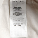 Sandro Women's Beige Tweed Short Skirt Size 38 FR 10 UK 6 US SFPJU00326