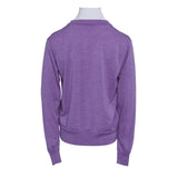 Sandro Women's Purple Knit 100% Wool Sweater Size 36 FR 8 UK 4 US S2698H