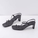 Sandro Women's Black Strappy Heeled Sandals Size 36 EU 3 UK 6 US SFACH00937