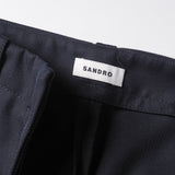 Sandro Women's Navy Cargo Trousers Size 38 FR 10 UK 6 US SFPPA01509