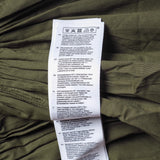 Maje Women's Khaki Belted 100% Cotton Dress Size 40 FR 12 UK 8 US MFPRO02193