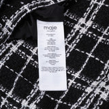 Maje Women's Reversible Tweed Quilted Jacket Size 34 FR 6 UK 2 US MFPOU00993