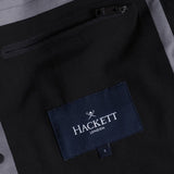 Hackett Mens Tech Shirt Jacket Black Lightweight Button Up S Spring