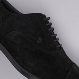 Tod's Men's Black Francesina Fondo Gomma RQ Lace Up Shoes Size 40 EU 6.5 UK 8 US