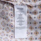 Maje Women's Multicolor Shirt And Trousers Set Size 40 FR 12 UK 8 US MFPCM00328