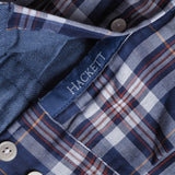 Hackett London Men's Multicolor Check Slim Fit 100% Cotton Shirt Size M HM309189