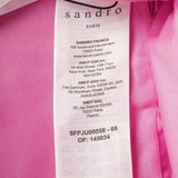 Sandro Damenrock aus rosa Strick aus einer Wollmischung „ Größe “, Größe 34 (FR), 6 (UK), 2 (US), Artikelnummer SFPJU00556