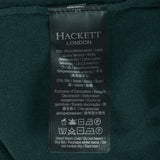 Hackett London Men's Dark Green Knit V-Neck Wool & Silk Sweater Size M HM702835