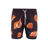 Sandro Men's Brown Shells Swimming Shorts Size L SHPMB00041