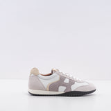 Hogan Women's Grey Suede Olympia-z Allacciato H Size 35 EU 2 UK 5 US