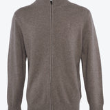 Hackett London Men's Brown Full Zip 100% Wool Sweater Size 3XL HM702830