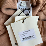Sandro Women's Beige Knit Drawstring Waist Shorts Size 36FR 8UK 4US SFPSH00272