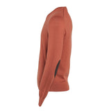 Hackett London Men's Orange Knit V-Neck Cashmere Blend Sweater Size S HM702784