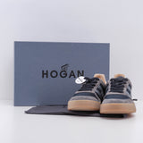 Hogan Men's Grey Suede H357 Allacciato Sneakers Size 40.5 EU 7 UK 8.5 US