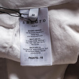 Sandro Men's Beige Tapered Trousers Size 44 FR 34 UK 36 US P6257S
