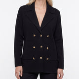 Sandro Women's Black Knitted Cardigan Size 36 FR 8 UK 4 US SFPCA00321
