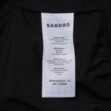Sandro Women's Black Long Sleeve Tweed Playsuit Size 34 FR 6 UK 2 USFPCO00225