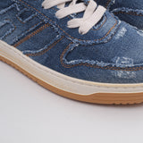 Hogan Men's Blue H630 Basket Jeans Sneakers Size 44 EU 9.5 UK 10.5 US