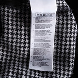 Maje Women's Black Houndstooth Wool Blend Skort Size 34 FR 6 UK 2 US MFPSH00423