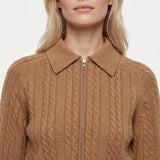 Sandro Damenpullover aus Kaschmir-Mischung in Camel Größe 36 FR 8 UK 4 US SFPPU00831