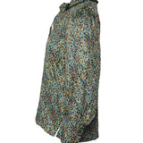 Sandro Women's Green Floral 100% SIlk Blouse Size 36 FR 8 UK 4 US SFPTO00537