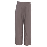 Sandro Women's Grey Wool Blend Cropped Trousers Size 38 FR 10 UK 8 US SFPPA00954