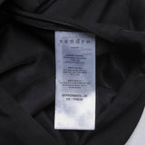 Sandro Paris Women's Black Viscose Linen Short Dress Size 36 S 8 SFPRO000473