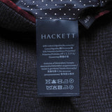 Hackett London Men's Navy Check Cotton Blend Blazer Jacket Size 46 R HM443249