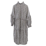 Sandro Paris Damenkleid in Elfenbein, Oversize, 100 % Seide, Größe 40 (FR 12, UK) SFPRO01645
