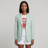 Sandro Women's Green Tailored Blazer Jacket Size 34 FR 6 UK 2 US SFPVE00507
