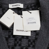 Sandro Men's Grey Knit Cashmere Blend Cardigan Size S SHPTR00403