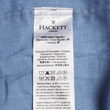 Hackett London Men's Blue Slim Fit 100% Cotton Shirt Size 2XL HM309136