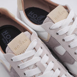 Hogan Women's Grey Suede Olympia-z Allacciato H Size 35 EU 2 UK 5 US