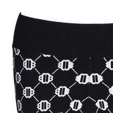 Maje Schwarze Leggings mit Logo und hoher Taille für Damen „ Größe “ – Größe 36 (FR), 8 (UK), 4 (US) – Artikelnummer: MFPPA00444