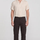 Sandro Men's Dark Brown Cotton Cargo Trousers Size 46 FR 36 UK 38 US SHPPA01193