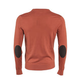 Hackett London Men's Orange Knit V-Neck Cashmere Blend Sweater Size S HM702784