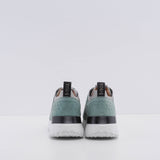 Tod's Women's Green Suede Fondo Sportivo 80A Sneakers Size 39 EU 6 UK 9 US