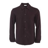 Sandro Paris Braunes Langarmhemd für Herren, Größe XS, SHPCM00935