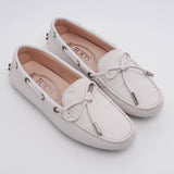 Tod's Women's White Heaven N Laccetto Occhielli Loafers Size 34 EU 4 US 2 UK