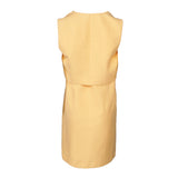 Sandro Women's Orange Linen Blend Short Dress Size 40 FR 12 UK 8 US SFPRO03659