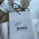 Sandro – Weißes, kurzes Damenkleid mit Ausschnitten, Größe 34 FR, 6 UK, 2 US, R20197H